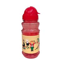 Garrafa de Meninos Infantil Squeeze Canudo Silicone 340ml