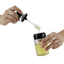 Garrafa de óleo com escova de silicone para cozinhar EIKS