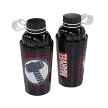 Garrafa de Plástico 430 ml com Tampa Rosca Fixa Vip Avengers Thor