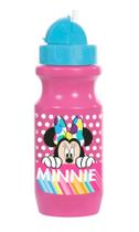 Garrafa de plastico 580ml c/ bico retratil minnie dermiwil