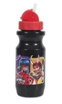 Garrafa de plastico 580ml c/ bico retratil miraculous ladybug dermiwil Garrafa de plastico 580ml c/ bico retratil miraculous ladybug dermiwil