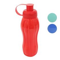 Garrafa de Plástico 600ml Squeeze Color - Tudo em Caixa
