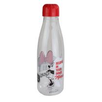 Garrafa de Plástico 600ml Squeeze Minnie Color - Tudo em Caixa
