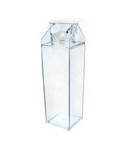 Garrafa de Plástico Caixa de Leite Transparente 500ml