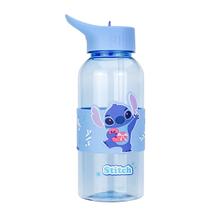 Garrafa de plástico com alça modelo miniso disney stitch 1000 ml.