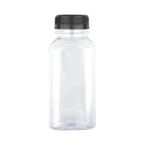 Garrafa de suco de plástico 250ml/350ml Garrafa vazia com tampas para suhar smoothies de bebidas