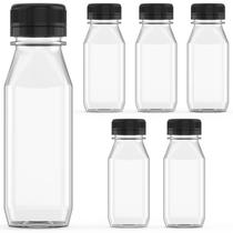 Garrafa de suco de plástico WANBAO 180mL (6 oz) reutilizável x12 com tampa Garrafa de suco de plástico WANBAO 180mL (6 oz) reutilizável x12 com tampa