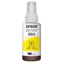 Garrafa de Tinta Amarelo Epson T664 - T664420 - Original