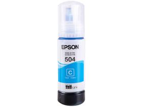 Garrafa de Tinta Epson EcoTank T504 Ciano Refil Garrafa de Tinta Epson EcoTank T504 Ciano Refil