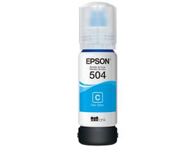 Garrafa de Tinta Epson T504 Ciano Original Refil