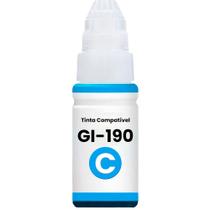 Garrafa de Tinta GI-190 Ciano compatível impressora Canon G1100
