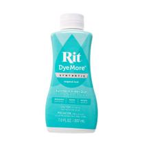 Garrafa de tinta Rit DyeMore Fibra líquida sintética 200 ml de cerceta tropical Garrafa de tinta Rit DyeMore Fibra líquida sintética 200 ml de cerceta tropical
