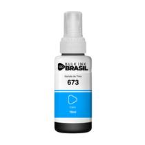 Garrafa de Tinta T673 Ciano Compatível Epson L800, L8105, L810, L850, L1800 Garrafa de Tinta T673 Ciano Compatível Epson L800, L8105, L810, L850, L1800