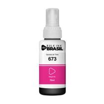 Garrafa de Tinta T673 Magenta Compatível Epson L850 Garrafa de Tinta T673 Magenta Compatível Epson L850