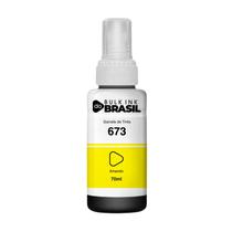 Garrafa de Tinta T673 T673420AL Amarelo Compatível Epson