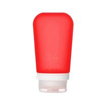 Garrafa de viagem humangear GoToob+ Large 100mL Silicone Red