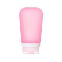Garrafa de viagem humangear GoToob+ Large 100mL Silicone Rosa
