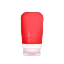 Garrafa de viagem humangear GoToob+ (média) 74 mL Silicone Vermelho