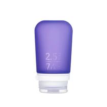 Garrafa de viagem humangear GoToob+ (média) recarregável roxa 74 ml
