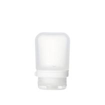 Garrafa de viagem humangear GoToob+ Small 53 ml de silicone transparente