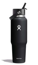 Garrafa de viagem Hydro Flask Wide Flex Straw 1,2 L preta Garrafa de viagem Hydro Flask Wide Flex Straw 1,2 L preta