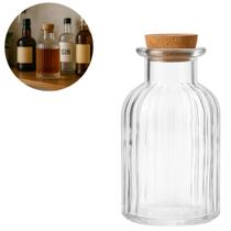 Garrafa de Vidro 240ml Com Tampa Rolha Luxo Bar Whisky Garrafa de Vidro 240ml Com Tampa Rolha Luxo Bar Whisky