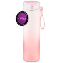 Garrafa De Vidro 470 Ml Frost Topget - Rosa