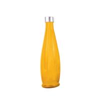 Garrafa de vidro acqua c/ tampa inox água suco laranja