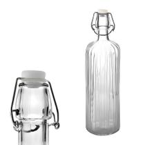 Garrafa De Vidro Água Suco Refrigerante 1l Transparente Garrafa De Vidro Água Suco Refrigerante 1l Transparente