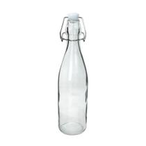 Garrafa de Vidro Clear Tampa Hermética 500ml - Quanhe