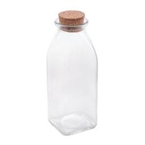 Garrafa de Vidro com Tampa de Rolha Cortiça 330ml Garrafa de Vidro com Tampa de Rolha Cortiça 330ml