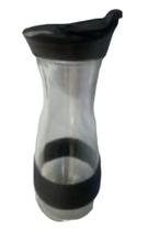 Garrafa de Vidro Decorada Preto 1000ml Garrafa de Vidro Decorada Preto 1000ml