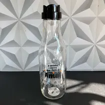 Garrafa de vidro para água ou suco preta com frase amor para geladeira de cozinha jarra de agua decorativa com tampa Garrafa de vidro para água ou suco preta com frase amor para geladeira de cozinha jarra de agua decorativa com tampa
