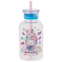 Garrafa de vidro para leite Hello Kitty Silver Buffalo 450 ml Garrafa de vidro para leite Hello Kitty Silver Buffalo 450 ml