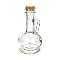 Garrafa De Vidro Tampa Rolha Para Azeite Galheteiro 230ml