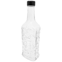 Garrafa de vidro texturizado 1 litro
