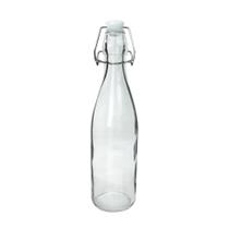 Garrafa de vidro transparente com tampa hermética 500ml - Casita Garrafa de vidro transparente com tampa hermética 500ml - Casita