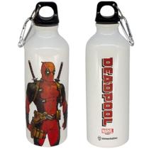 Garrafa Deadpool Alumínio Com Mosquetão 500ML Oficial Marvel - Zona Criativa Garrafa Deadpool Alumínio Com Mosquetão 500ML Oficial Marvel - Zona Criativa