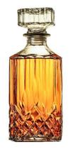 Garrafa Decanter Vidro Licor Whisky 23 X 9 900ml