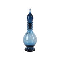 Garrafa Decorativa Aladino de Vidro Azul 40cm WG0076 BTC