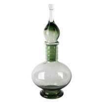 Garrafa Decorativa Aladino de Vidro Verde 41cm WG0079 BTC Garrafa Decorativa Aladino de Vidro Verde 41cm WG0079 BTC