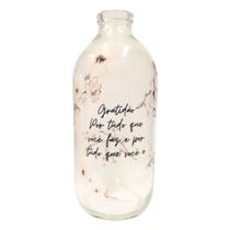 Garrafa Decorativa Vidro 500Ml Frases Dia Das Mães Presente Criativo Artesanal Só Art's