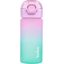 Garrafa Degrade Buba Canudo Silicone ANTI-VAZAMENTO Infantil Rosa Garrafa Degrade Buba Canudo Silicone ANTI-VAZAMENTO Infantil Rosa
