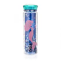 Garrafa diamante com glitter sereia - Ludi