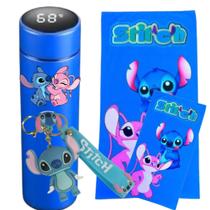 Garrafa digital com Jogo de toalha stit Casal e 3D Garrafa digital com Jogo de toalha stit Casal e 3D