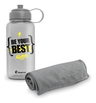 Garrafa e toalha fit - be your best brasfoot Garrafa e toalha fit - be your best brasfoot