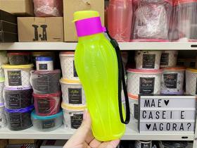 Garrafa Eco Tupper Plus 500 ml Amarela Fluo
