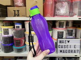 Garrafa Eco Tupper Plus 500 ml Roxa Fluo