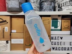 Garrafa Eco Tupper Quadrada Plus 1 Litro Água Colecionável Garrafa Eco Tupper Quadrada Plus 1 Litro Água Colecionável