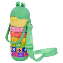 Garrafa Educativa 430ml Térmica Tabuada Inox Escolar Passeio